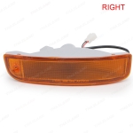 เสื้อไฟหรี่ ไฟหรี่ในกันชน หัวจรวด ข้างขวา 1 ชิ้น สีส้ม สำหรับ Toyota Hiace LH125
